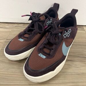 Nike Day One SB Grade School Burgundy Ash Denim Turquoise Size 3Y FN4210-600